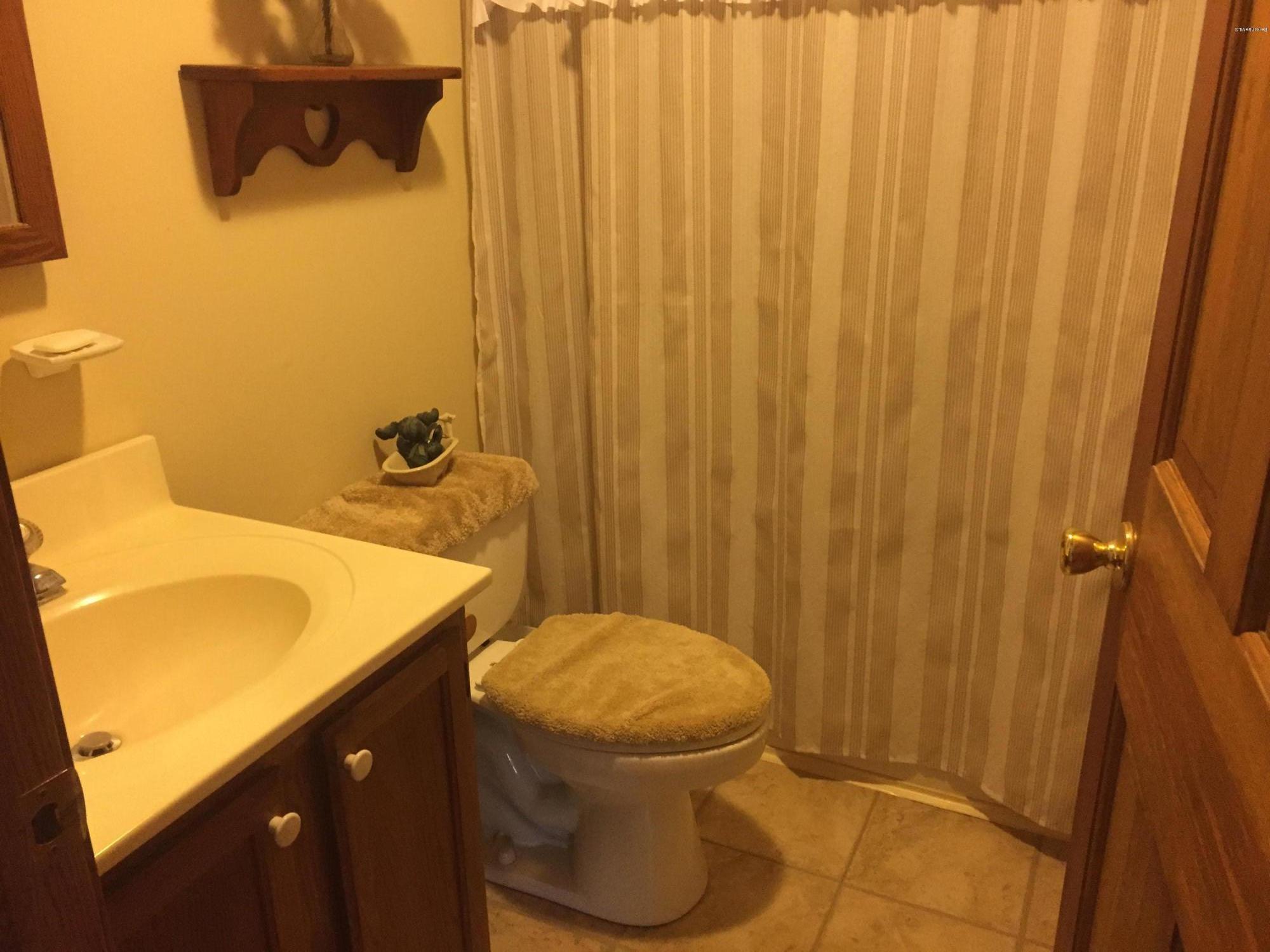 117 Clark Wright Road Middlefield, MA 01050 - Photo 16 of 22 a bathroom with a sink and a toilet