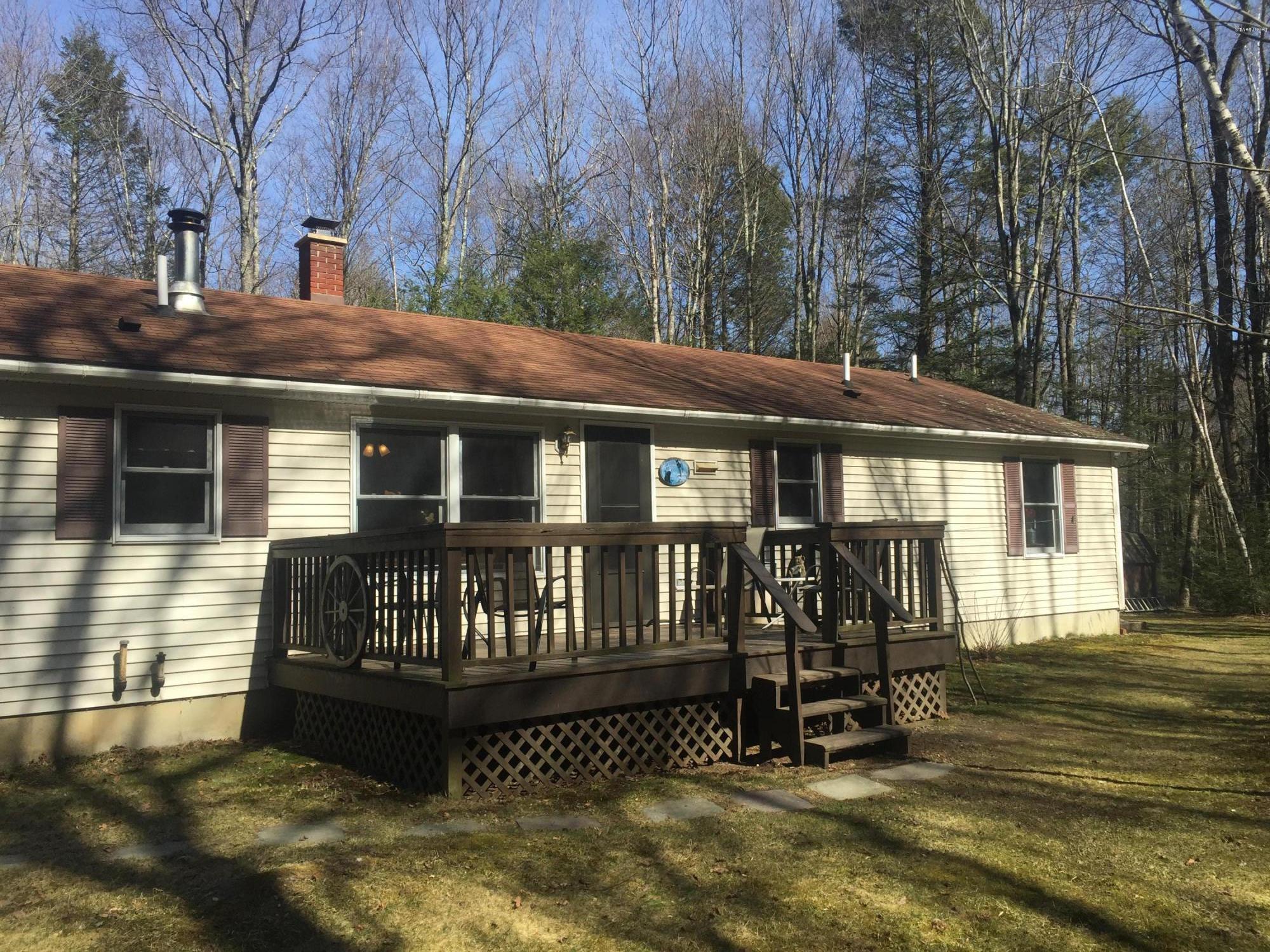 117 Clark Wright Road Middlefield, MA 01050 - Photo 3 of 22 a view of house with a yard