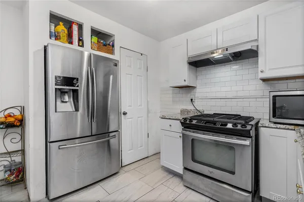 a view of a house with a patio