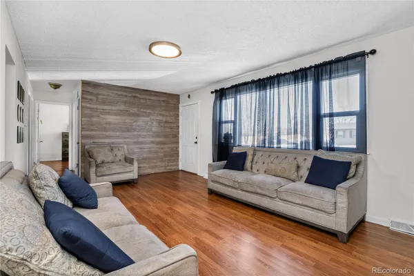 an aerial view of residential house with a shower