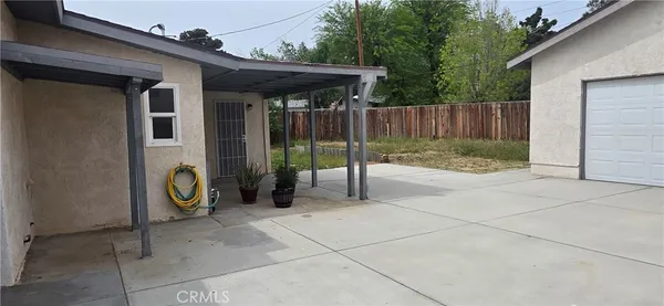 a view of a house with patio