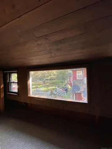 a view of a pathway with a street view