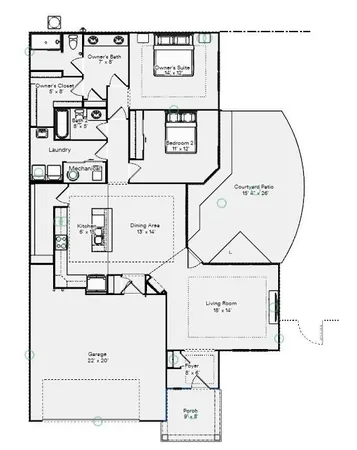 a view of a living room with kitchen