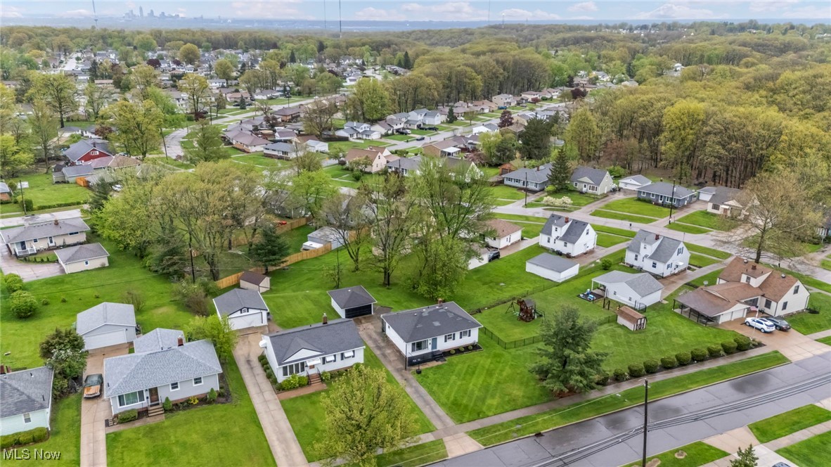 2666 Dentzler Road Parma, OH 44134 - Photo 36 of 41 Drone / aerial view with a residential view