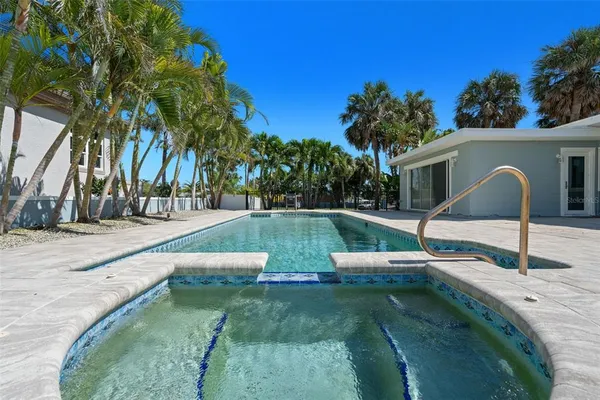a view of a house with a patio