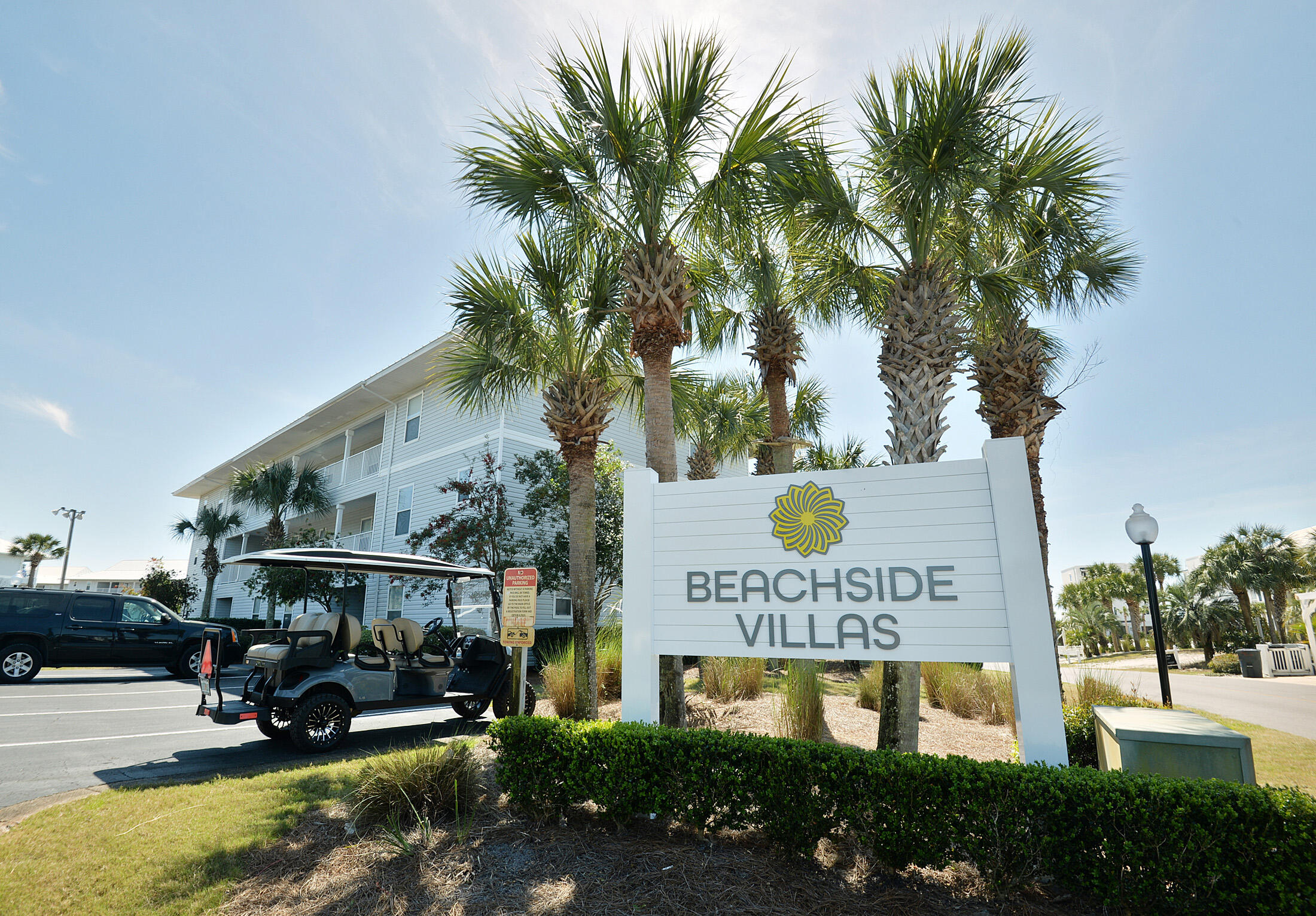11 Beachside Drive, Unit 713 Santa Rosa Beach, FL 32459 - Photo 9 of 36 BeachsideVillaExteriorSign