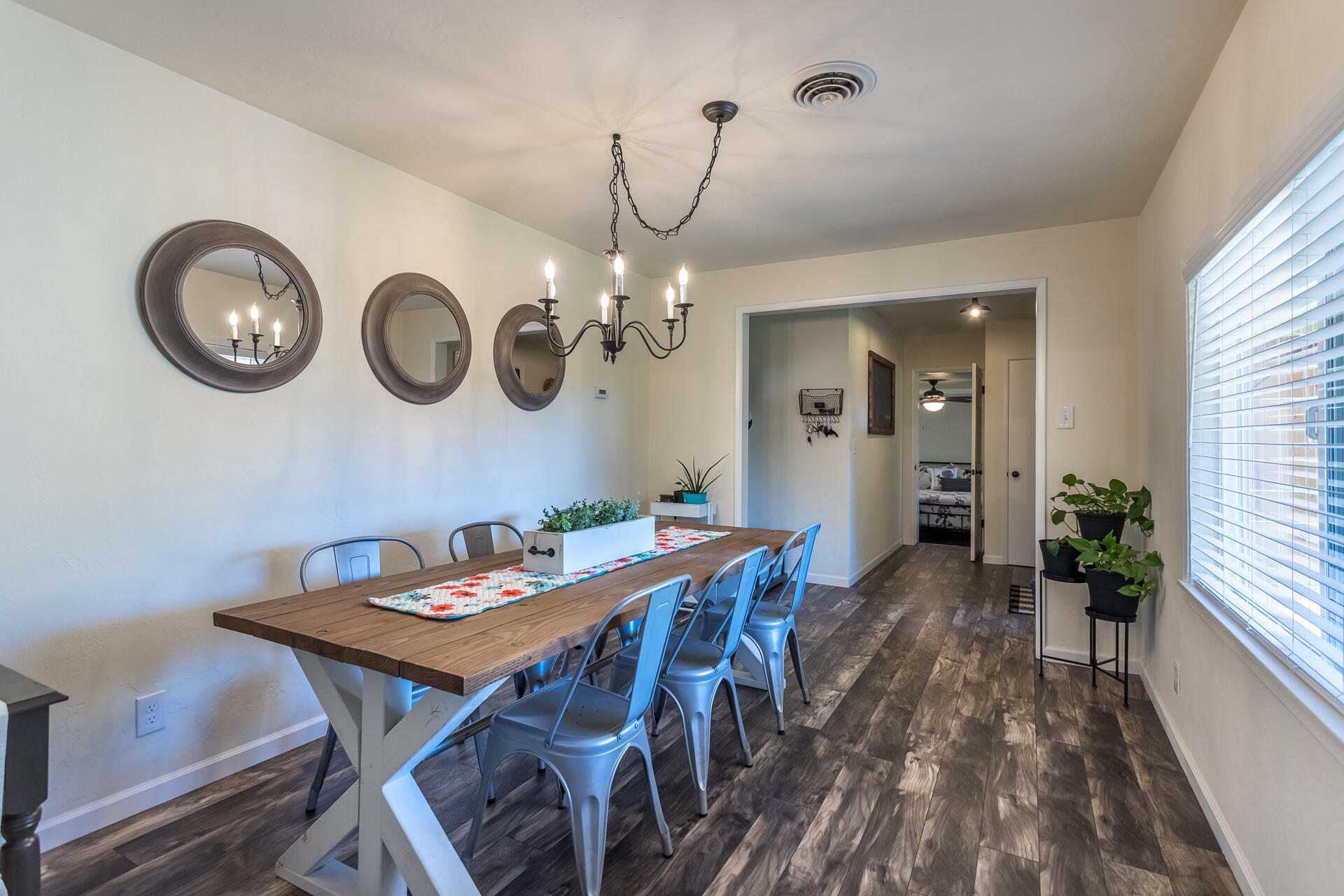 6380 Riverside Drive Redding, CA 96001 - Photo 6 of 46 a view of a dining room with furniture and chandelier