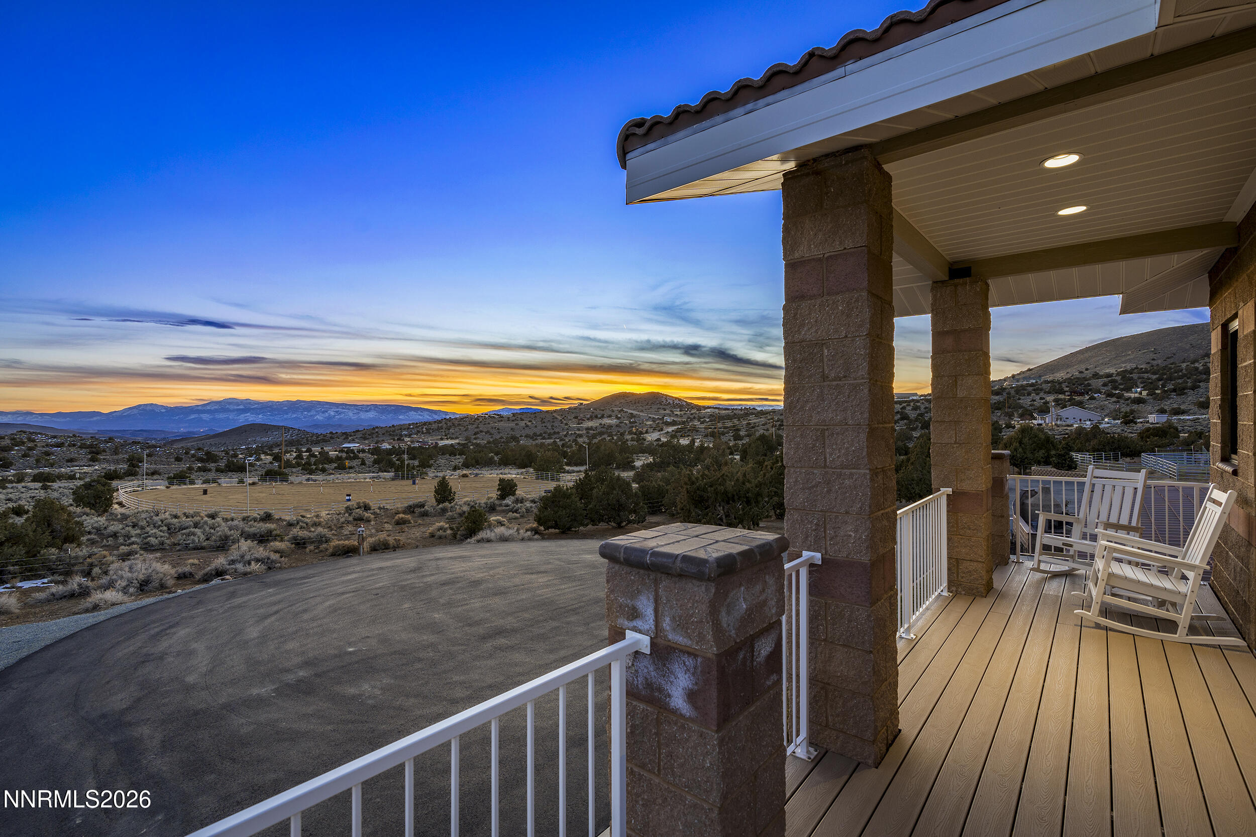730 Encanto Drive Sparks, NV 89441 - Photo 22 of 87 a view of a balcony with wooden floor and outdoor space