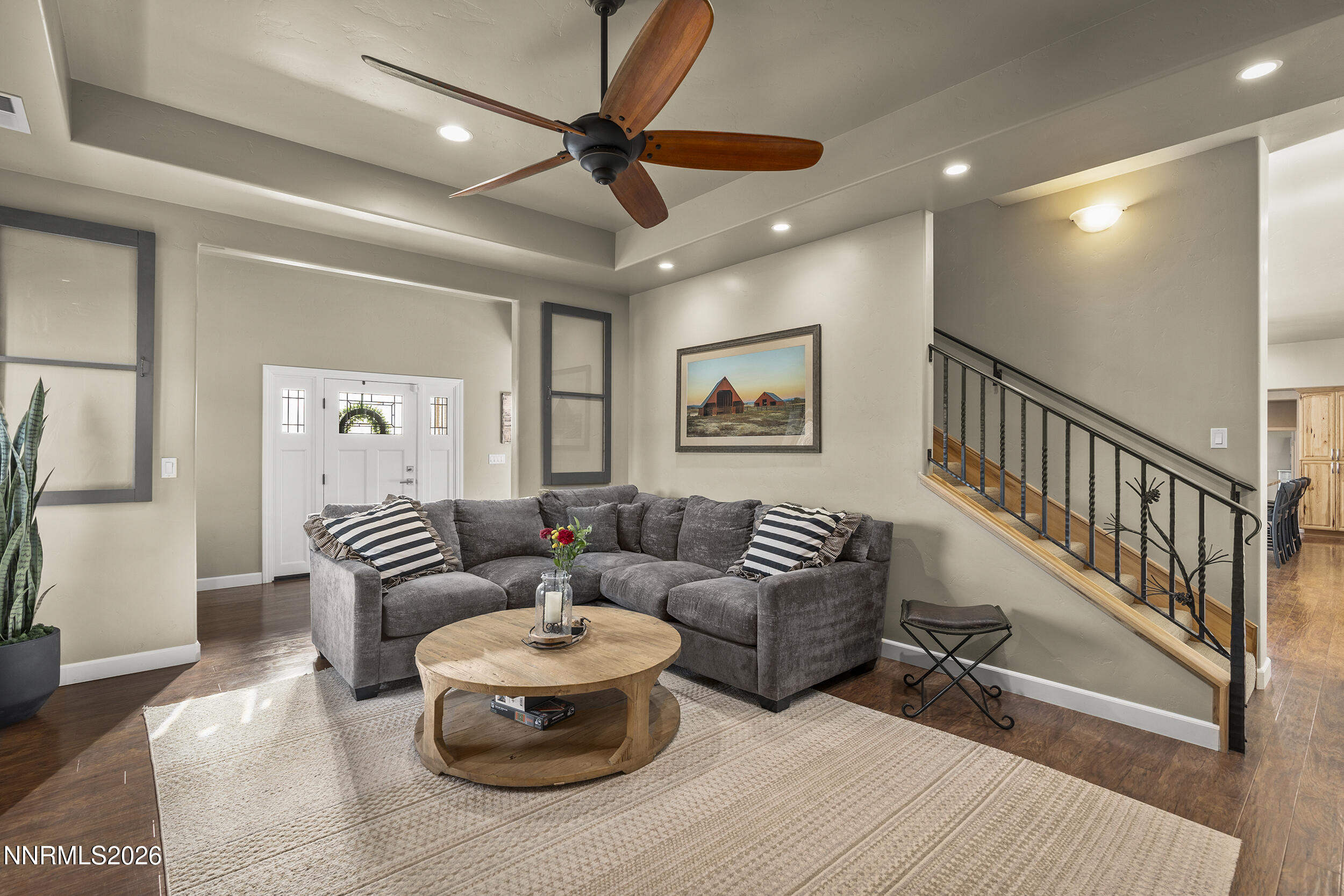 730 Encanto Drive Sparks, NV 89441 - Photo 33 of 87 a living room with furniture and a ceiling fan
