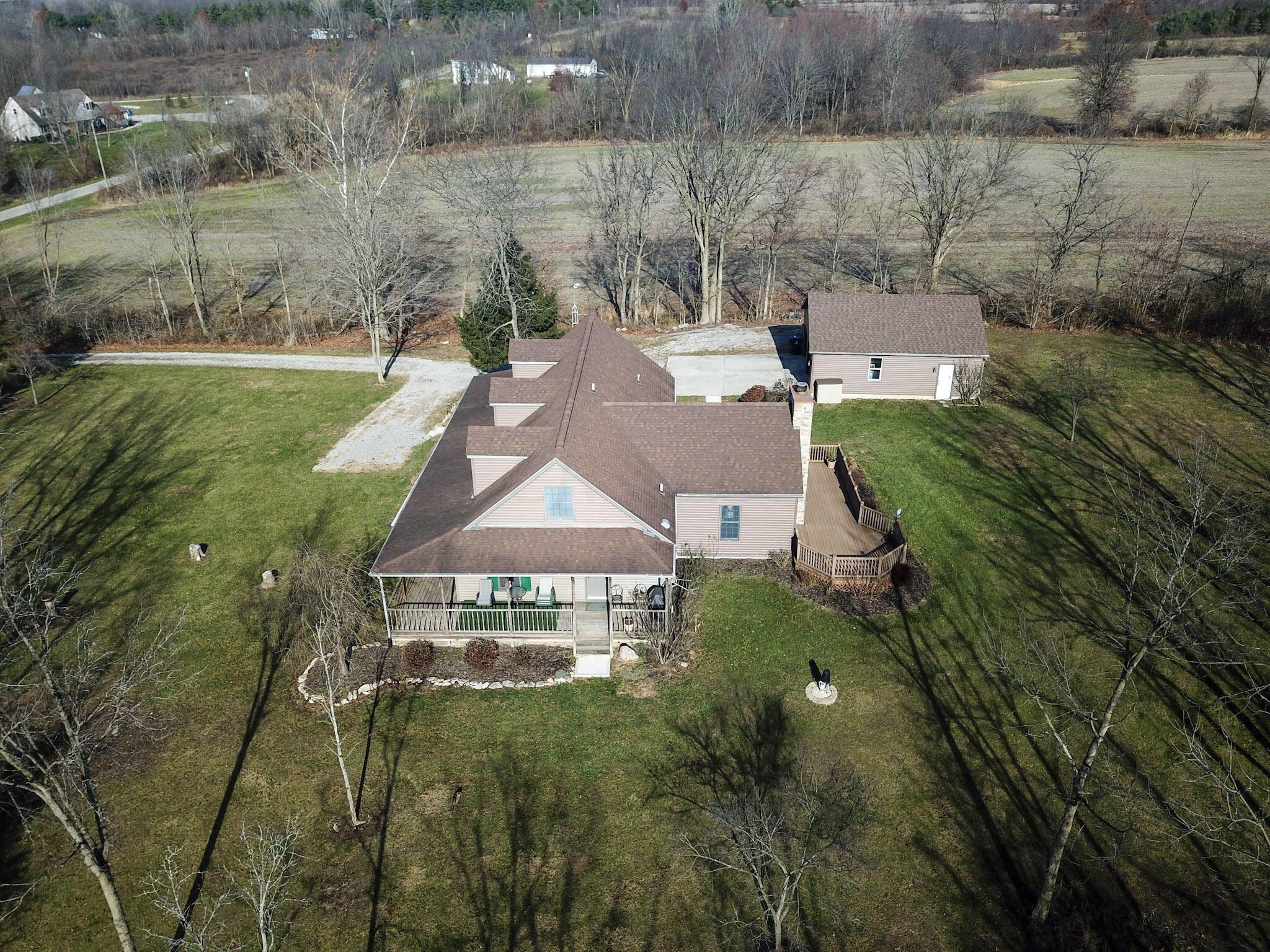 25210 Coder-Holloway Road Raymond, OH 43067 - Photo 47 of 53 Drone Side View