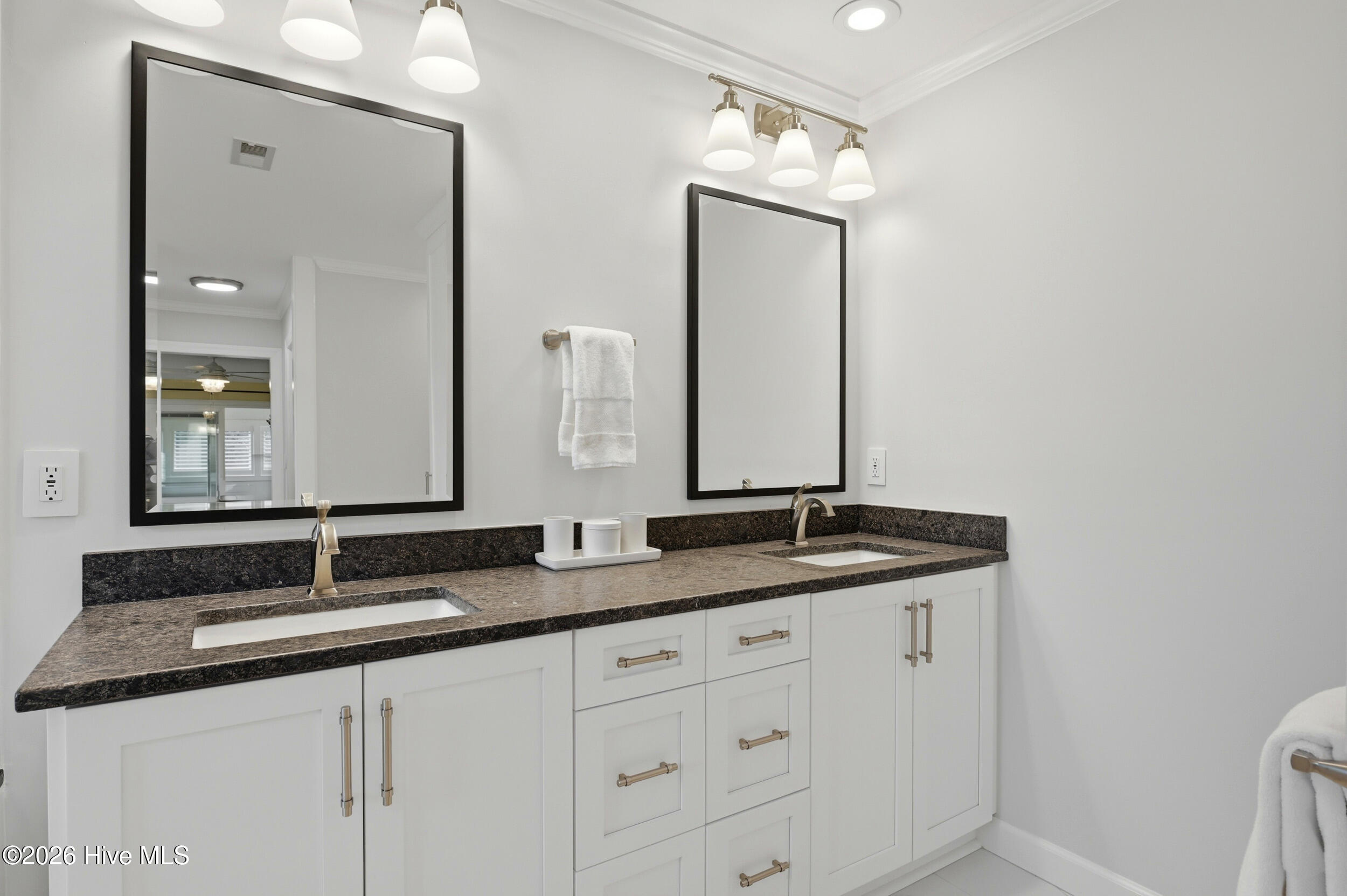 824 Berwyn Road Wilmington, NC 28409 - Photo 25 of 69 Primary Bath with Custom Cabinets