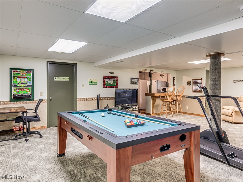 9271 Hubbard Valley Road Seville, OH 44273 - Photo 28 of 44 Lower level rec room- perfect for those game days!