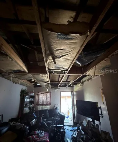 a room with gym equipment