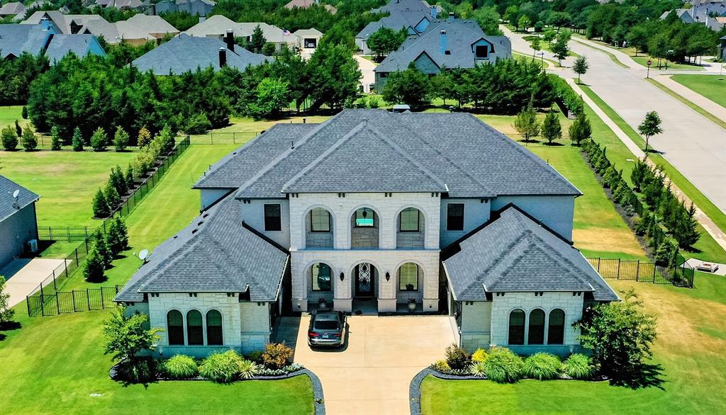 503 Coopers Bluff Heath, TX 75032 - Photo 1 of 1 an aerial view of a house with yard and green space