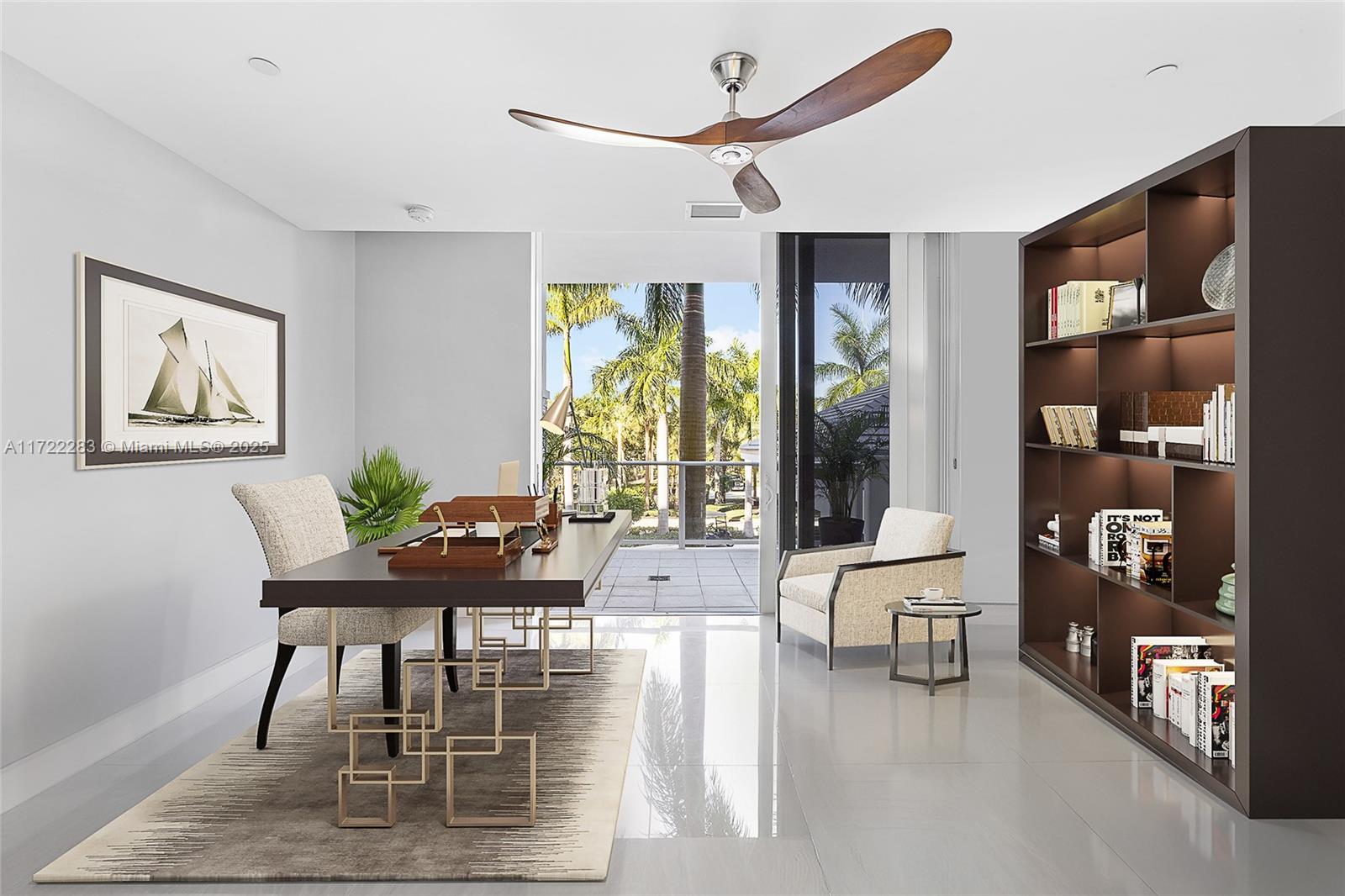 2720 Donald Ross Road, Unit 206 Palm Beach Gardens, FL 33410 - Photo 15 of 40 a living room with furniture and a floor to ceiling window