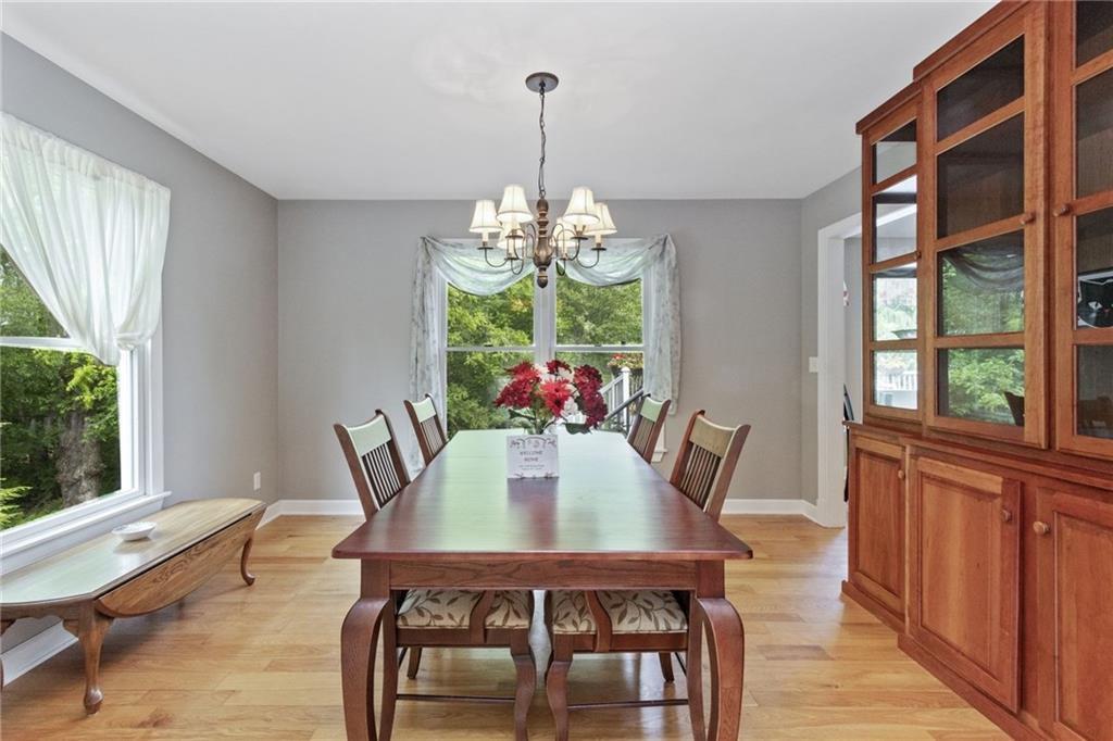 4661 Old Mercer Road Volant, PA 16156 - Photo 7 of 25 Nice size dining room with built in cupboard.