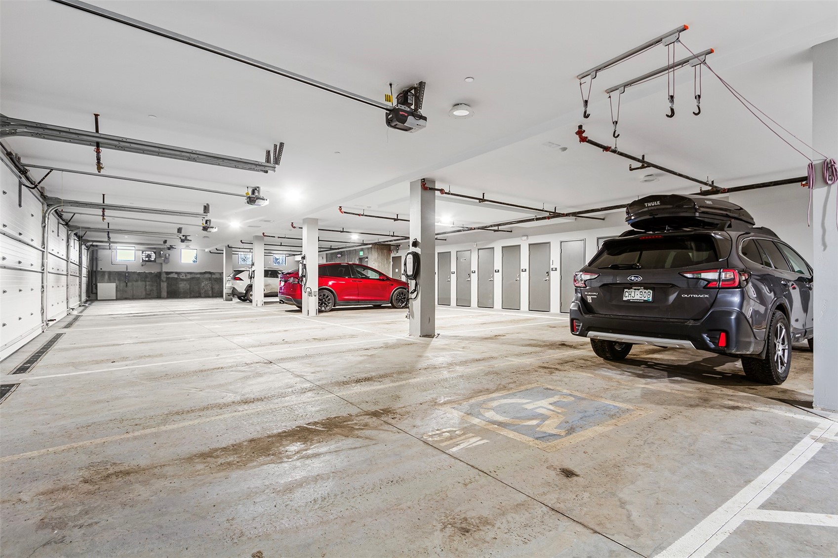 75 West 4th Street, Unit 305W Silverthorne, CO 80498 - Photo 29 of 30 a car parked in a parking garage