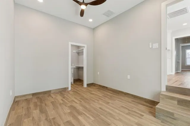 wooden floor in an empty room