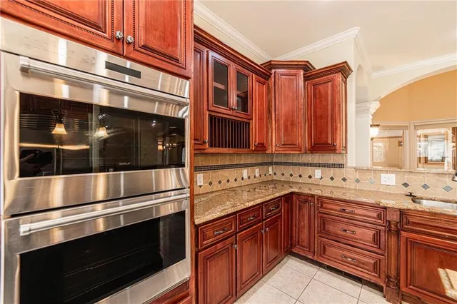 a view of small space with window