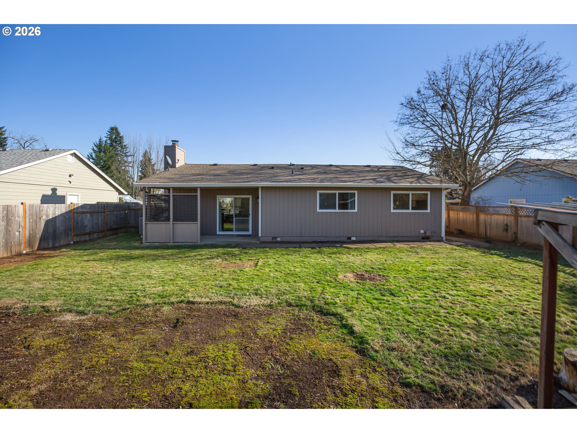 913 South Fir Court Canby, OR 97013 - Photo 30 of 37 a view of a house with a backyard