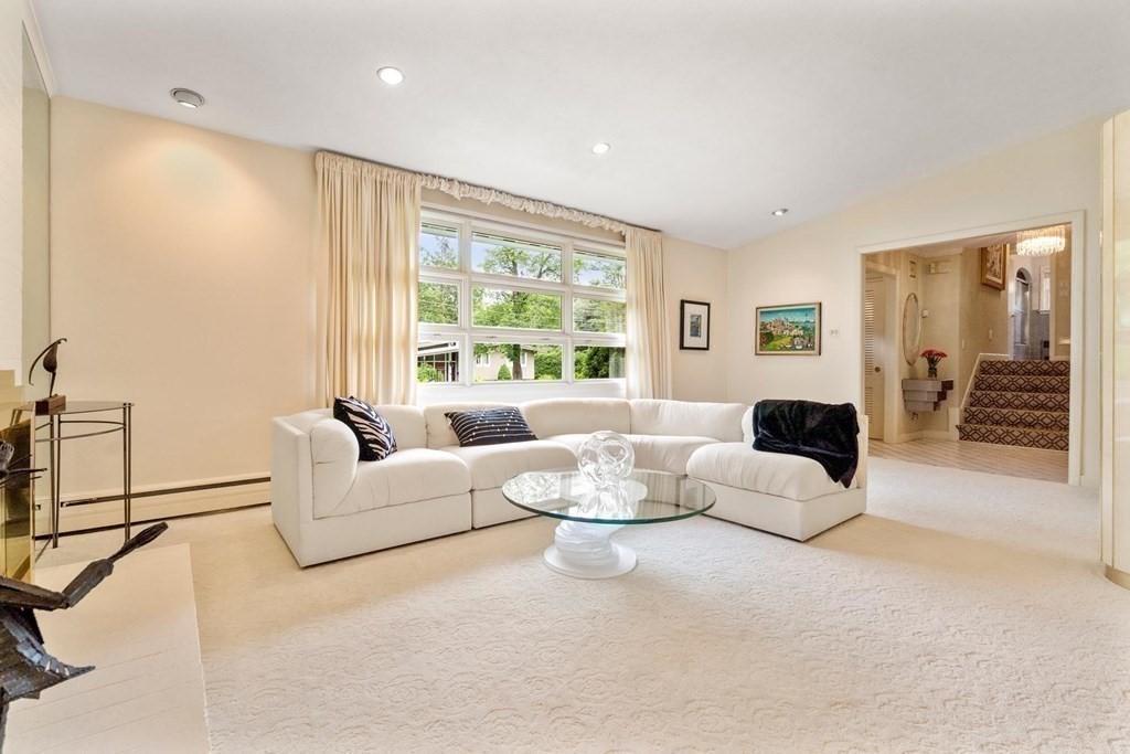 30 Burdean Road Newton, MA 02459 - Photo 6 of 29 a living room with furniture and large windows
