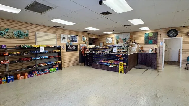 a view of a storage in a room