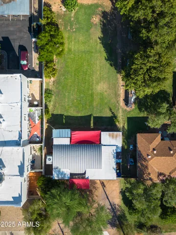 a view of a house with a patio