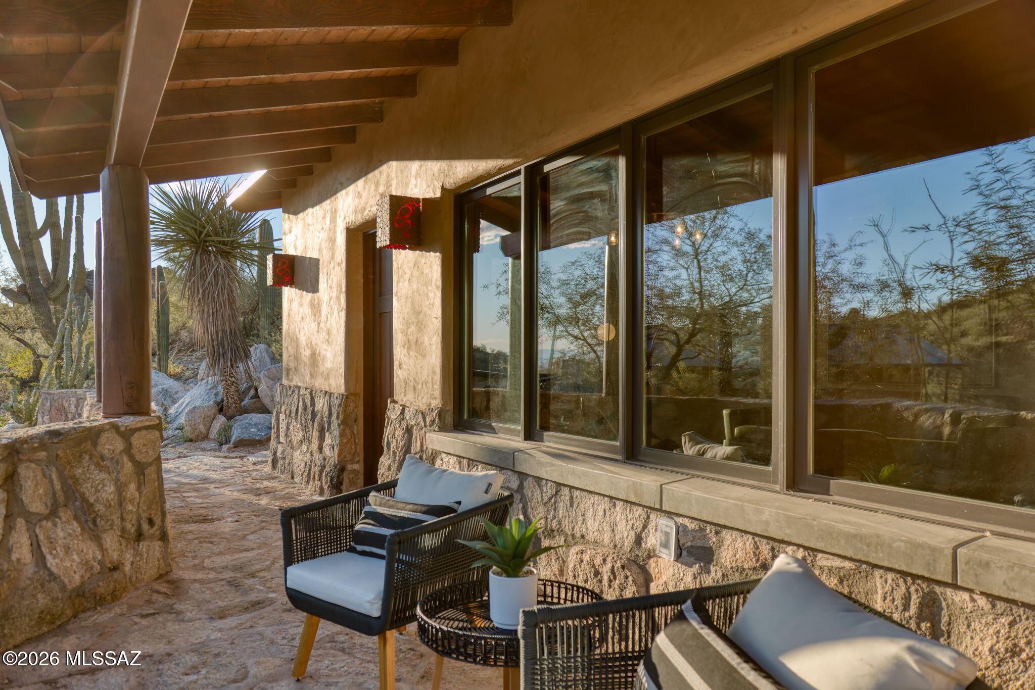 6550 North Rattlesnake Canyon Road Tucson, AZ 85750 - Photo 33 of 51 Covered Patio at Guest Casita