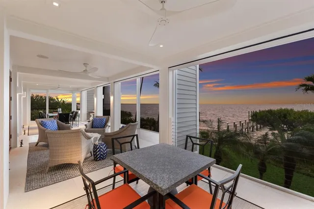 a spacious bathroom with a sink and a mirror