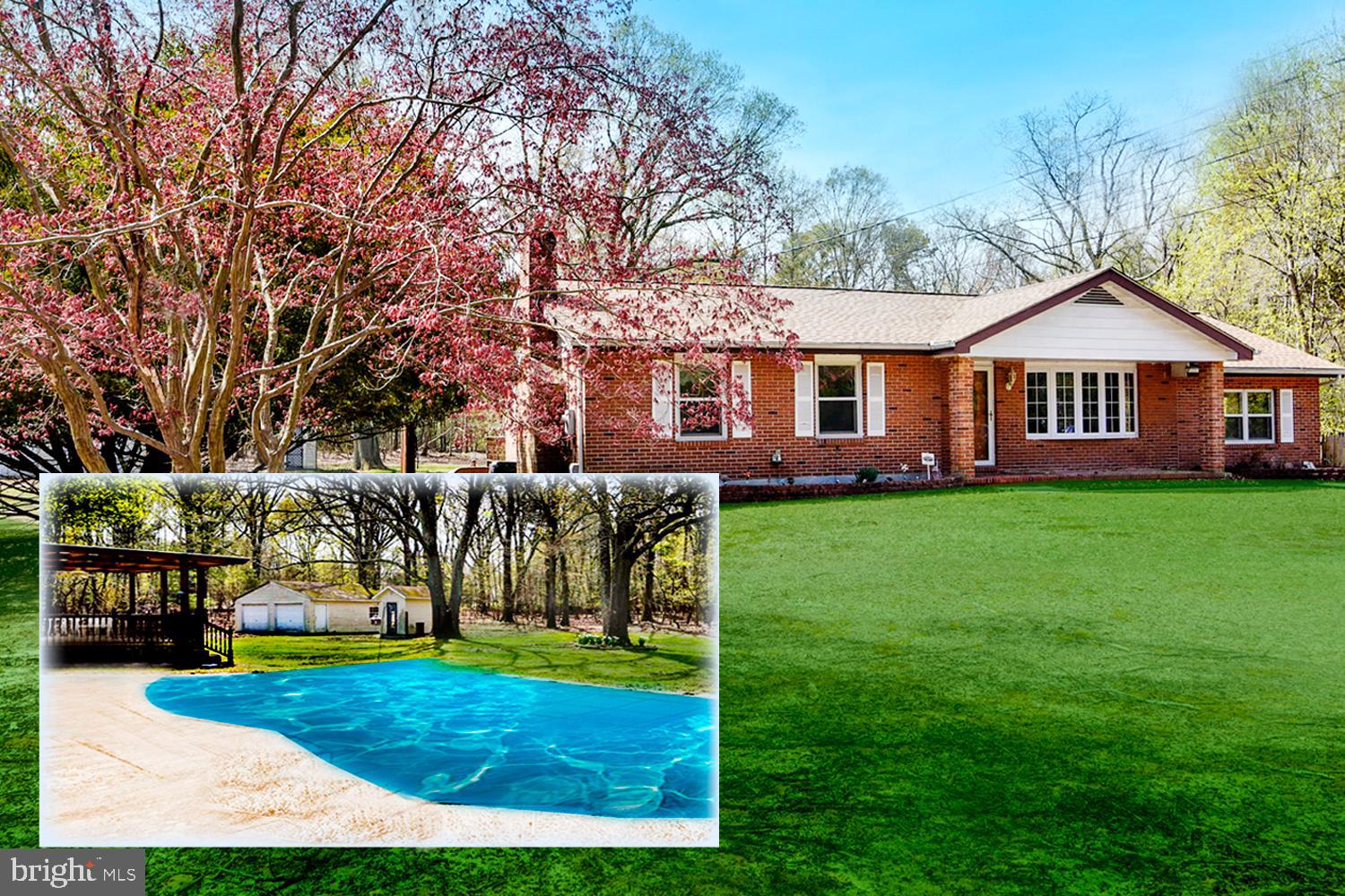 1661 Fairview Beach Road Pasadena, MD 21122 - Photo 1 of 37 Rancher with Pool Oasis on Peaceful 2 Acres