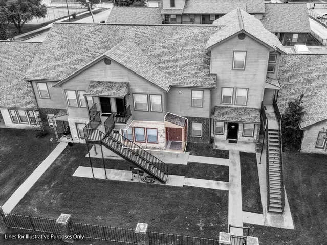 a front view of a house with windows