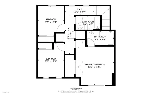 a picture of a floor plan
