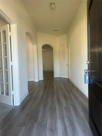 a view of front door