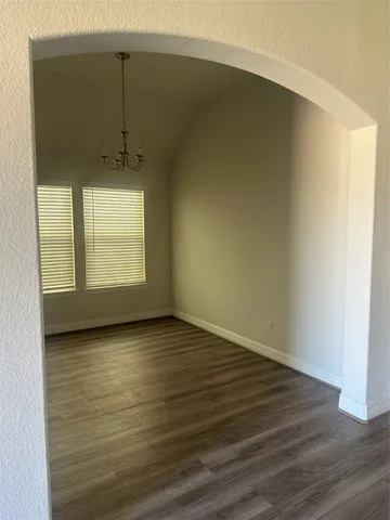 a view of an empty room