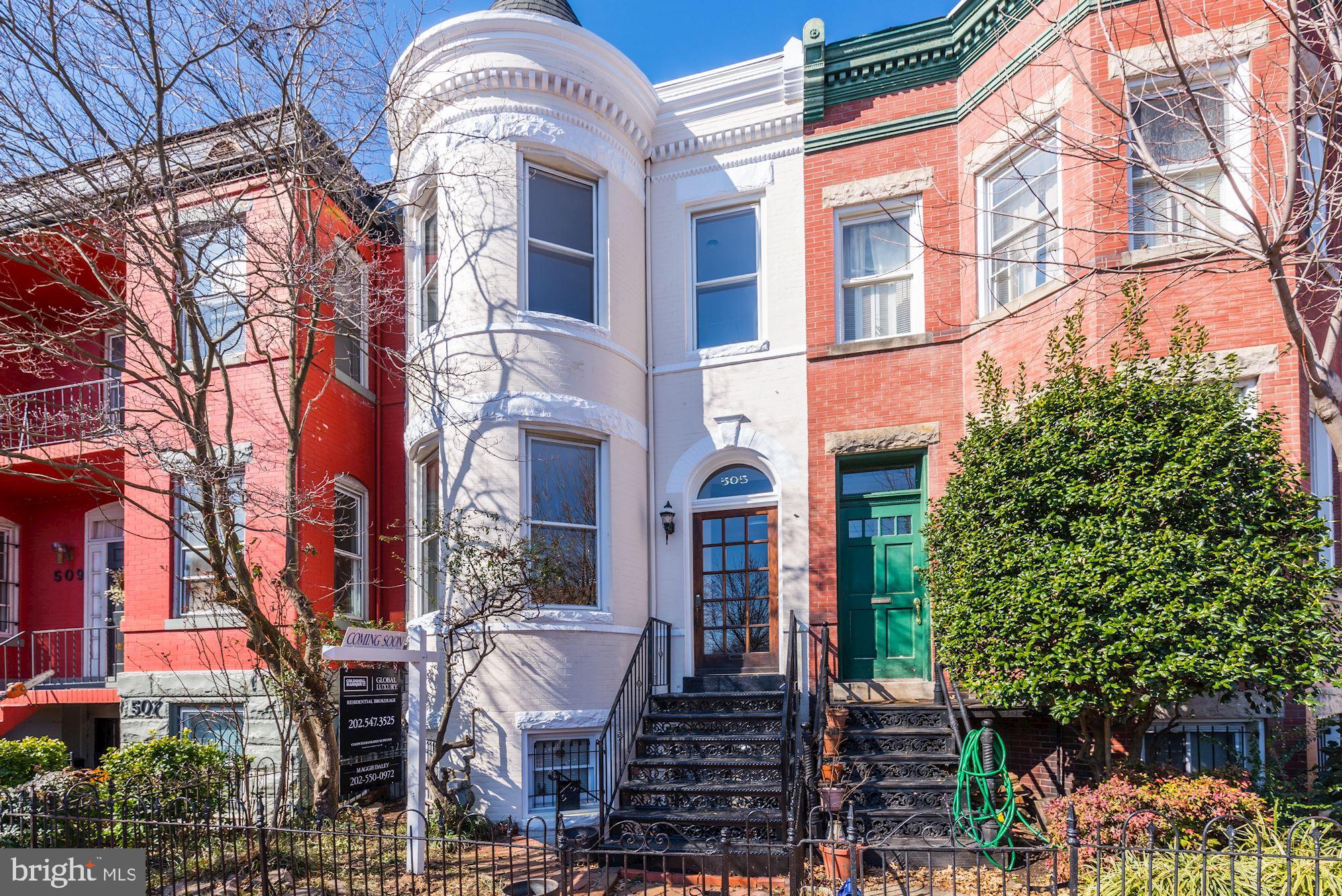 505 4th Street Southeast Washington, DC 20003 - Photo 1 of 23 Front, steps to Marion Park