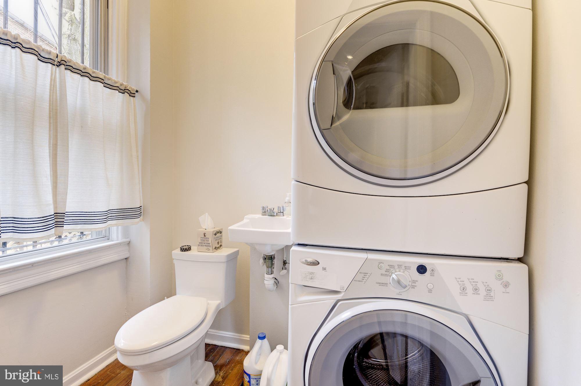 505 4th Street Southeast Washington, DC 20003 - Photo 9 of 23 Washer/dryer and half bath