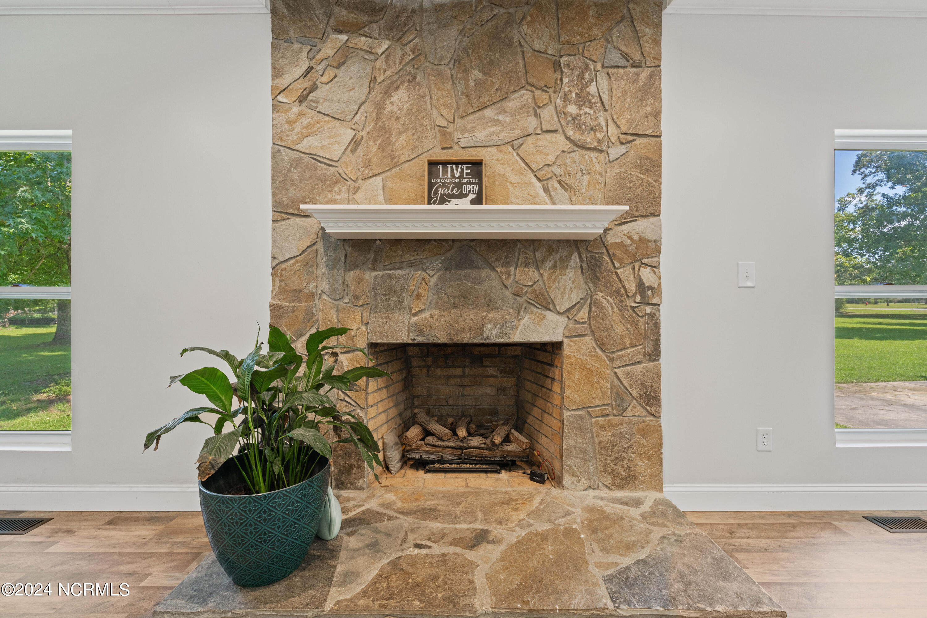 315 Nottingham Road Jacksonville, NC 28546 - Photo 33 of 107 family room fireplace