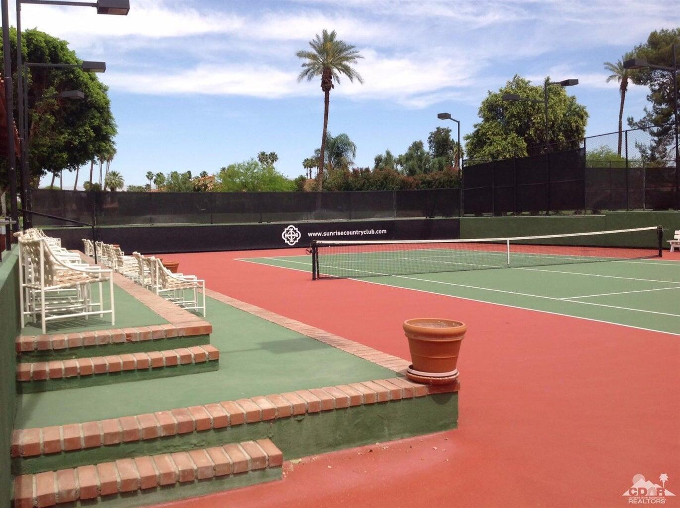 51 Sunrise Drive Rancho Mirage, CA 92270 - Photo 55 of 61 SUNRISE Photo of Sunken Tennis Court for