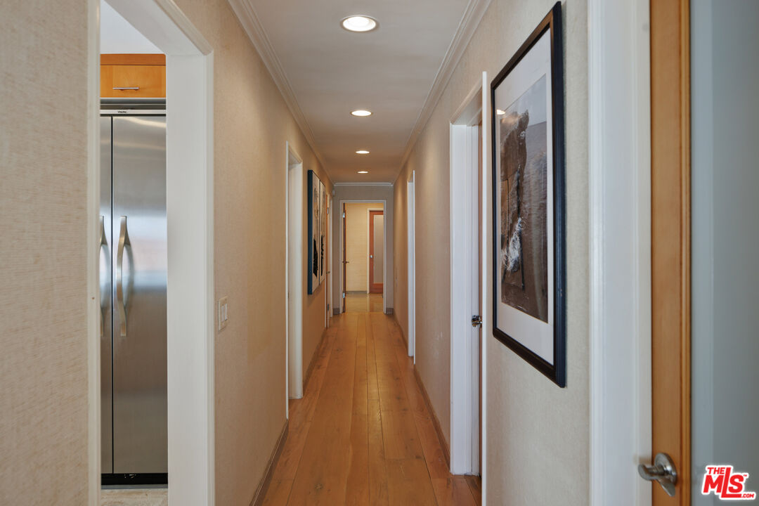 3412 Ocean Front Walk, Unit 201 Marina del Rey, CA 90292 - Photo 8 of 23 a view of hallway with stainless steel appliances