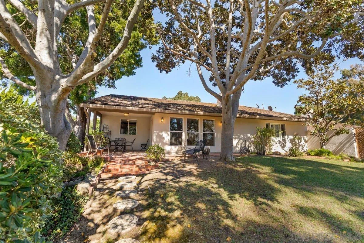 16902 Via De Santa Fe, Unit 12 Rancho Santa Fe, CA 92091 - Photo 46 of 54 a front view of a house with a garden