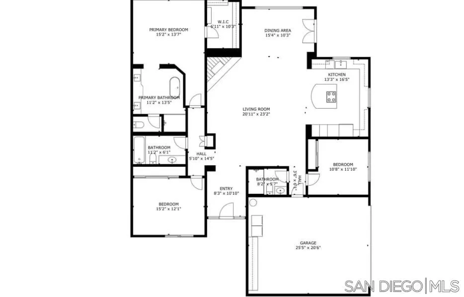 16902 Via De Santa Fe, Unit 12 Rancho Santa Fe, CA 92091 - Photo 54 of 54 a picture of a floor plan
