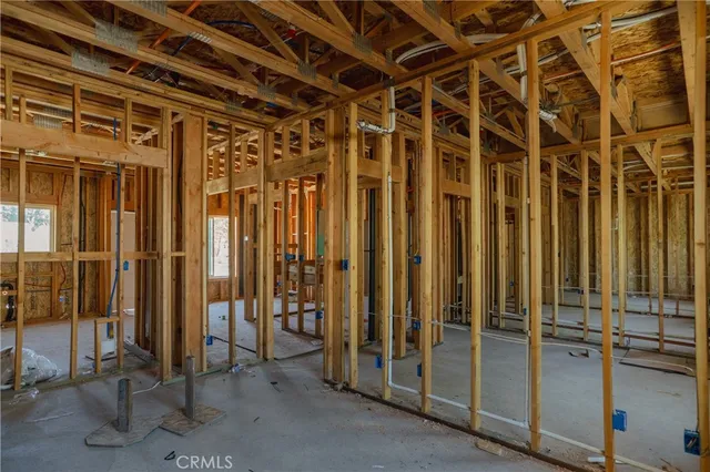 a view of a room with door