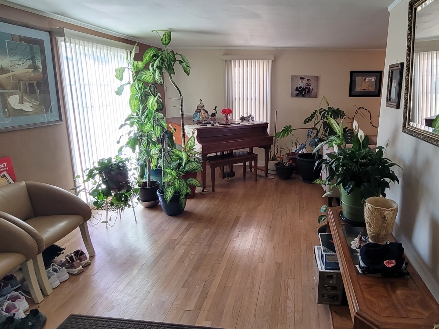 7432 West Gregory Street Chicago, IL 60656 - Photo 4 of 42 a living room with furniture and a potted plant