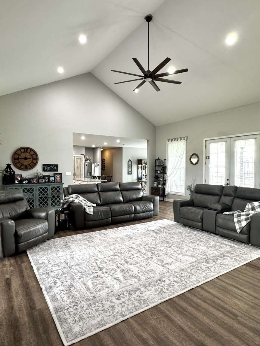 5056 Spencer Hale Road Morristown, TN 37813 - Photo 30 of 70 a living room with furniture and a wooden floor