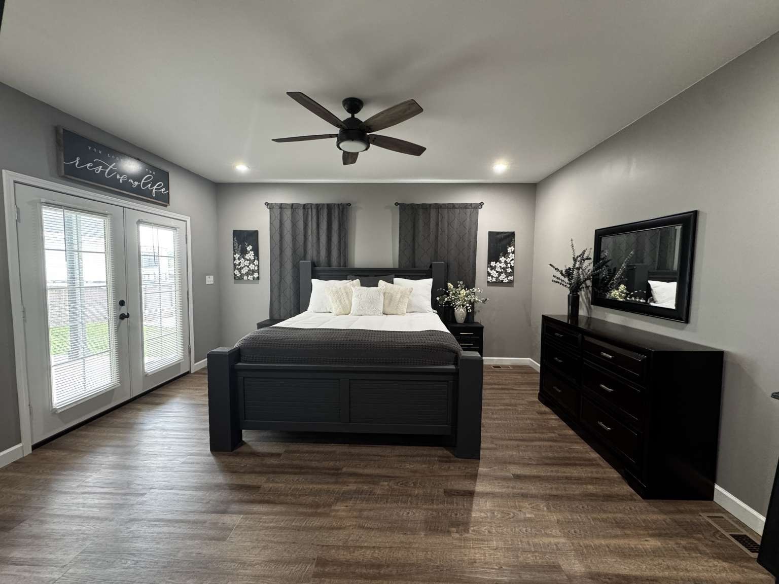 5056 Spencer Hale Road Morristown, TN 37813 - Photo 40 of 69 a spacious bedroom with a bed and wooden floor