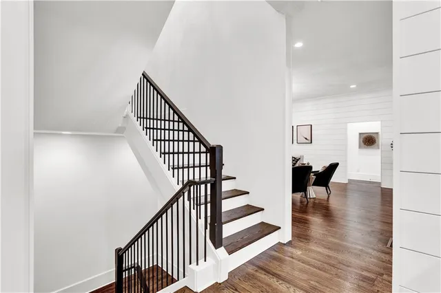 a kitchen with granite countertop counter space a sink stainless steel appliances and cabinets