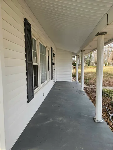 a view of front door