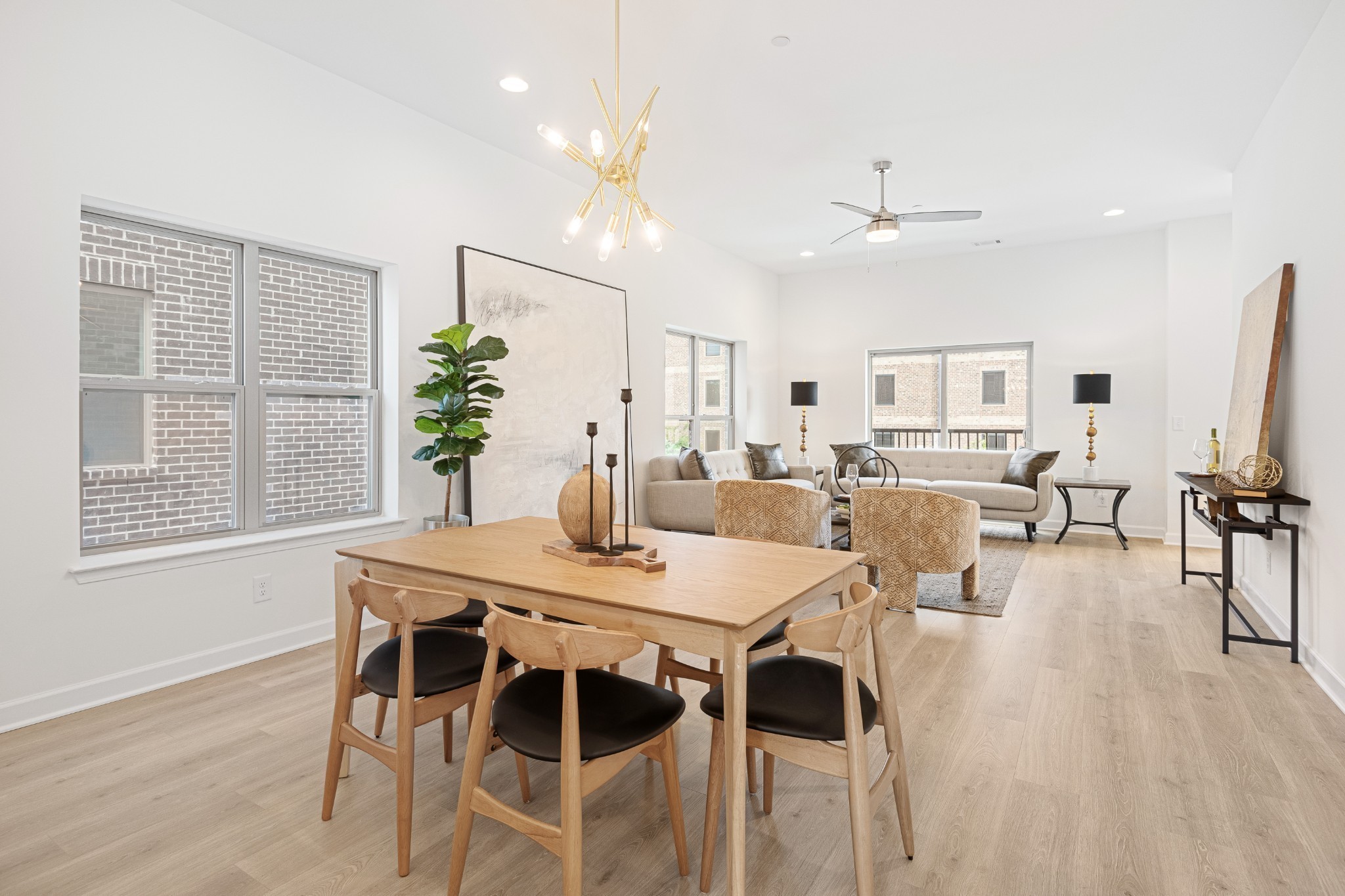 363 B Wellows Chase Spring Hill, TN 37174 - Photo 9 of 21 a view of a dining room with furniture and wooden floor