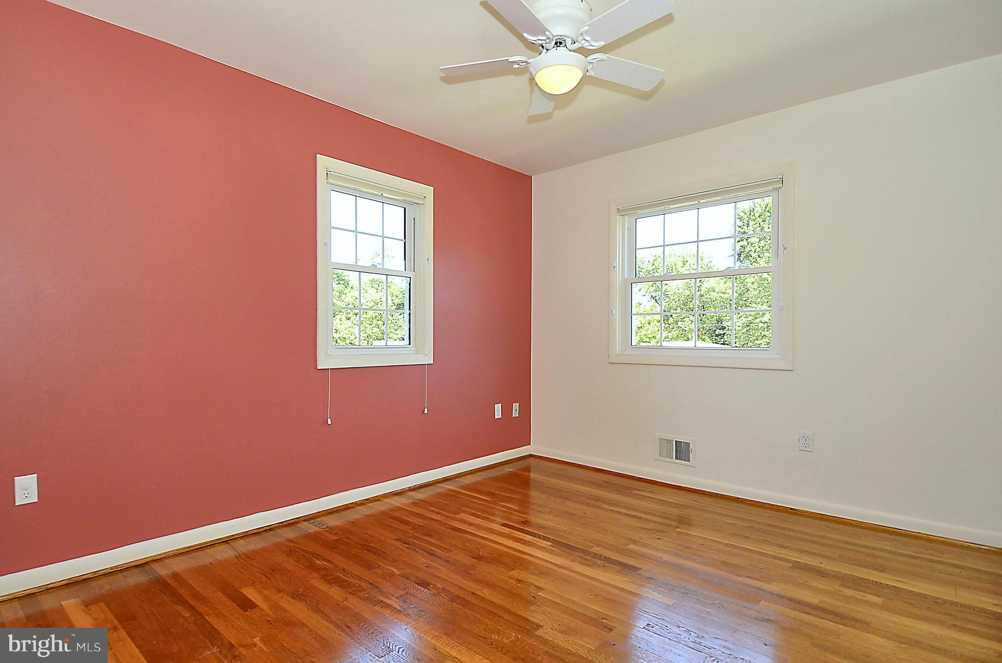 10104 Kohler Road Silver Spring, MD 20902 - Photo 12 of 30 3RD BEDROOM WITH CEILING FAN AND HARDWOOD FLRS