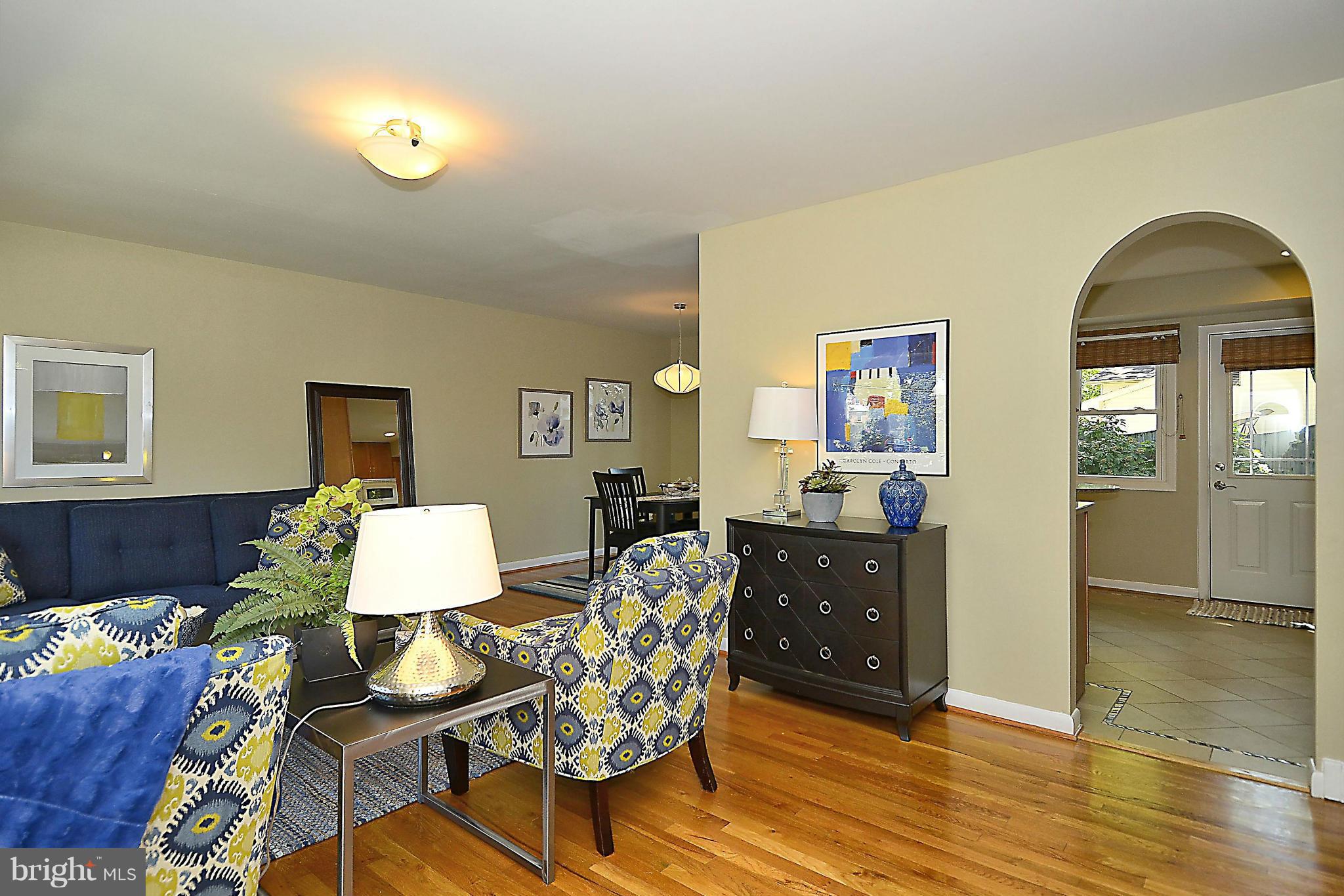 10104 Kohler Road Silver Spring, MD 20902 - Photo 3 of 30 VIEW FROM LIVING ROOM TOWARD KITCHEN